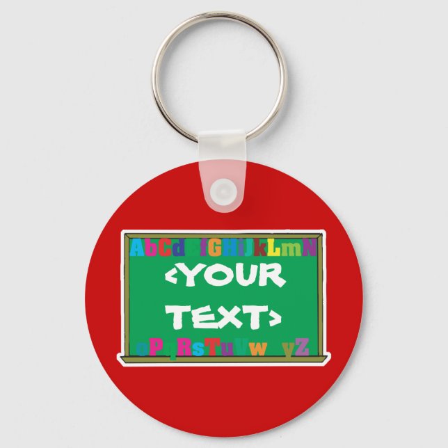 Llavero Pizarra personalizable, <YOURTEXT> (Anverso)