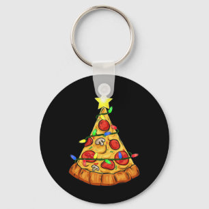 Llavero Pizza Árbol de Navidad enciende niños divertidos N