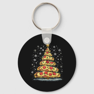 Llavero Pizza Árbol de Navidad Festín de comida rápida par