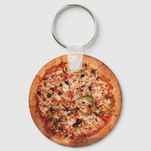 Llavero Pizza con las obras