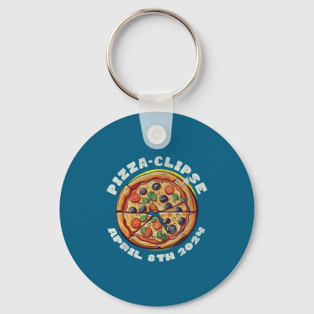 Llavero Pizza Eclipse Solar Clipse Eclipse (Anverso)