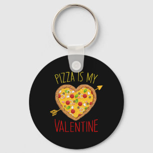 Llavero Pizza Es Mi Amor De San Valentín Por Comer Gráfico