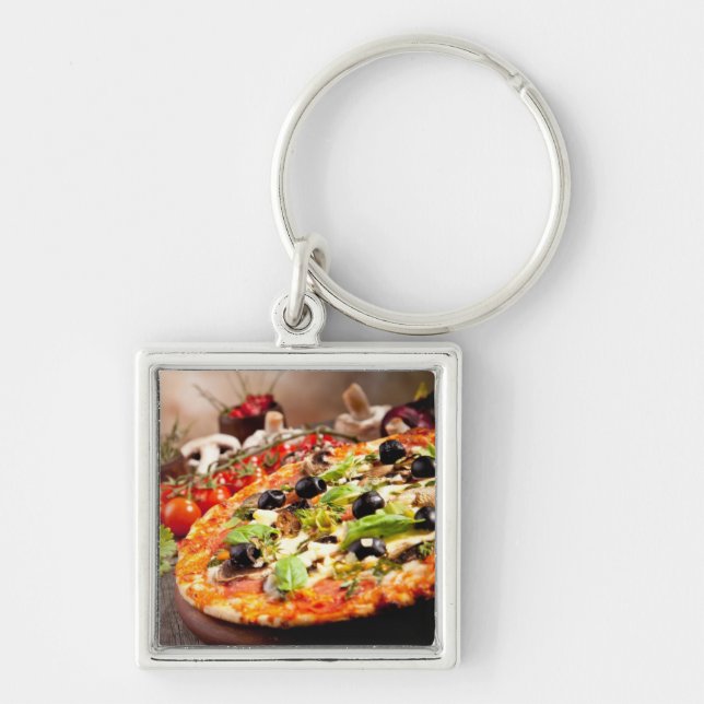 Llavero Pizza italiana fresca (Frente)