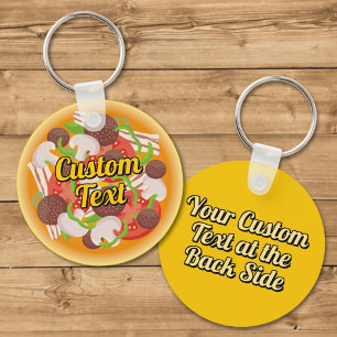 Llavero Pizza Keychain
