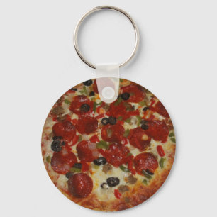 Llavero Pizza Keychain