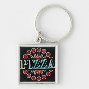 Llavero Pizza Keychain