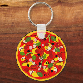 Llavero Pizza Lover Personalizado