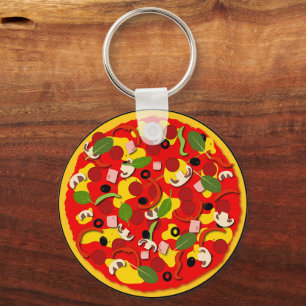 Llavero Pizza Lover Personalizado