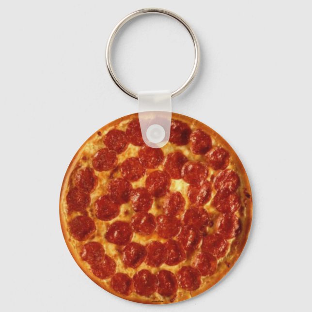 Llavero Pizza Peperoni Keychain (Anverso)