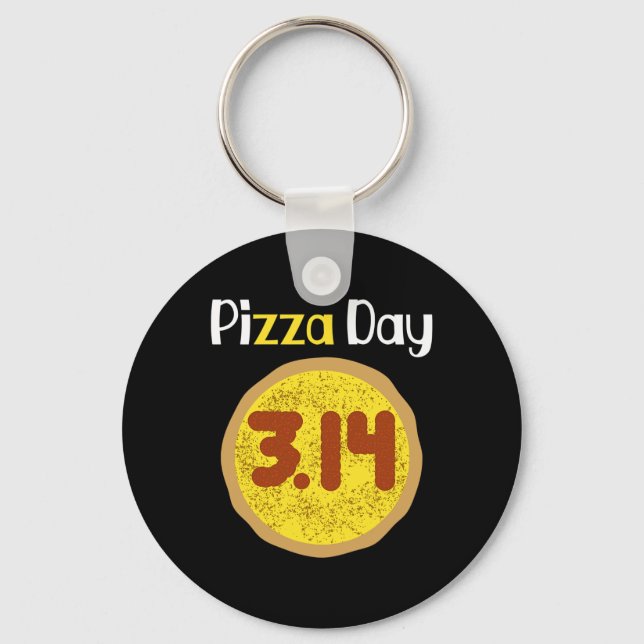 Llavero Pizza Pun Shirt 3.14 Pizza Pi (Anverso)