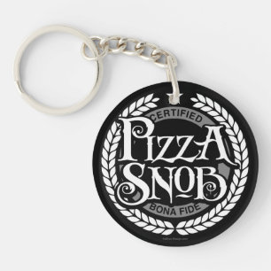 Llavero Pizza Snob - divertido amante de la pizza