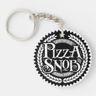 Llavero Pizza Snob - divertido amante de la pizza
