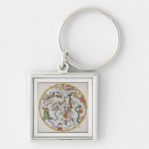 Llavero Placa 27 del "atlas Coelestis", por Juan Flamsteed