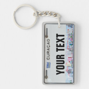 Llavero Placa de Curaçao (personalizable)