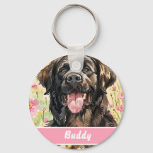 Placa de identificación para perro de Terranova –