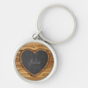 Llavero Placa de madera Textura Gráfica Cardilla