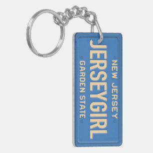 Llavero Placa de New Jersey Llave Personalizada V5