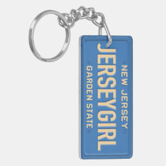 Llavero Placa de New Jersey Llave Personalizada V5