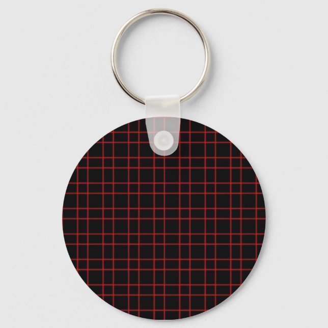 Llavero Placa roja negra (Anverso)