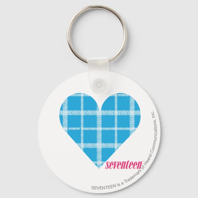 Llavero Plaid Aqua 2 (Anverso)