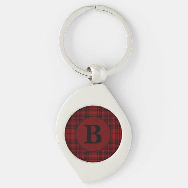 LLAVERO PLAID CHECK RED FARMHOUSE   (Anverso)