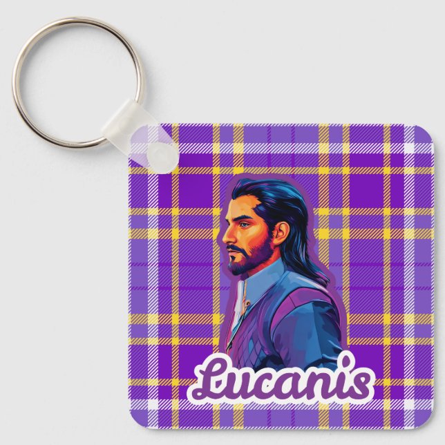 Llavero Plaid Crow Keychain (Anverso)