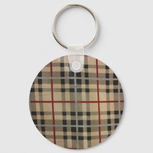 Llavero Plaid — Negro y ATn