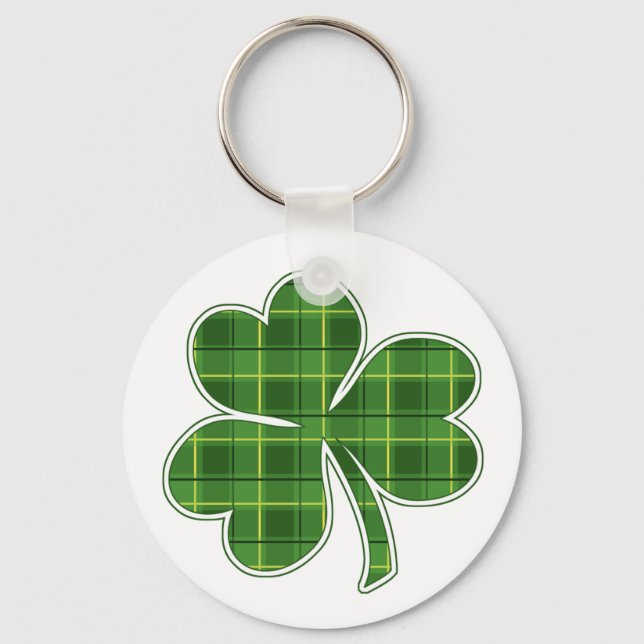 LLAVERO PLAID SHAMROCK (Anverso)