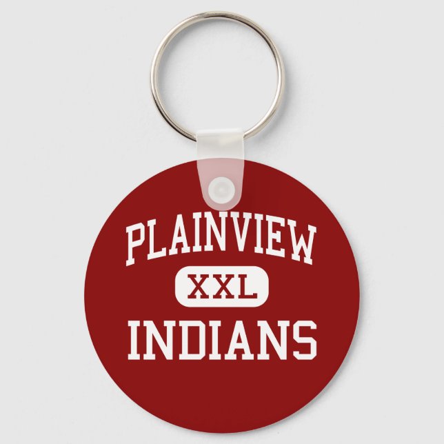 Llavero Plainview - Indios - High - Ardmore Oklahoma (Anverso)