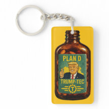 Plan D Trump-Tec Botella Retro Parodia