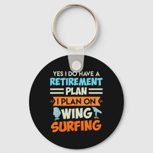 Llavero Plan de jubilación Wing Surfing Wing Foil Wing Foi