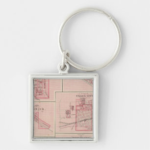 Llavero Plan de Portland, Jay Co, Ind with Camden