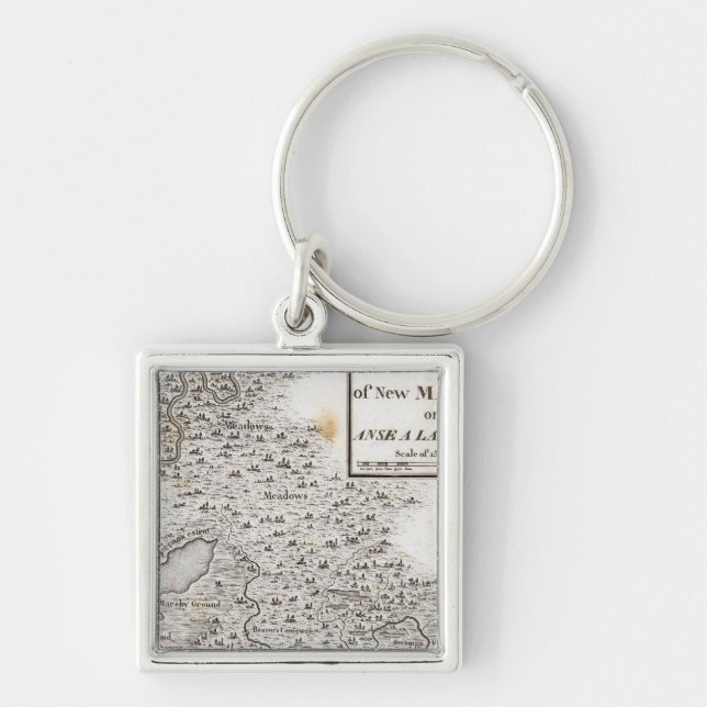 Llavero Plan del Fuerte de Nueva Madrid (Frente)