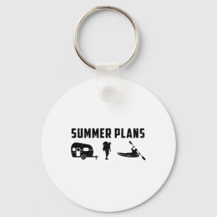 Llavero Planes de Verano Ir de Camping Senderismo Y Kayak 