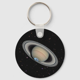 Llavero Planet Saturn Starry Sky