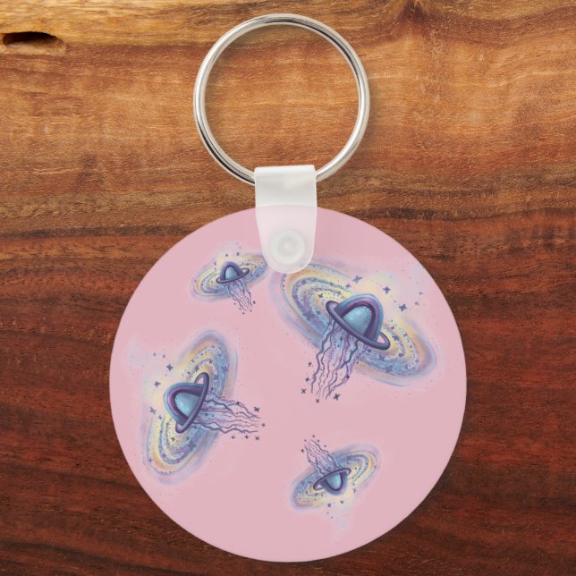 Llavero planeta espacial (Anverso)