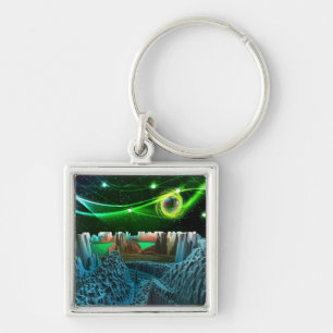 Llavero Planeta Evinorstral Premium Square Keychain