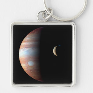 Llavero Planeta Gigante Gaseoso Júpiter y Luna Galileana I