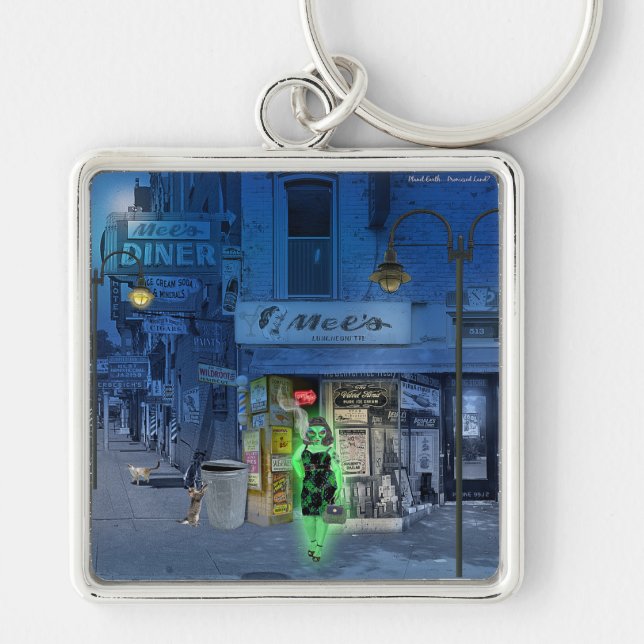 Llavero ¿Planeta Tierra, tierra prometida? (Frente)