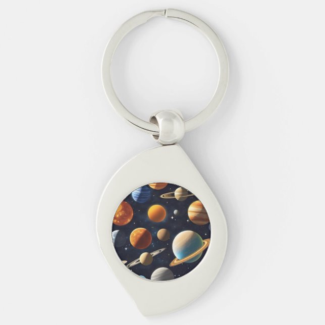 Llavero Planetas del Espacio Exterior 2 (Anverso)