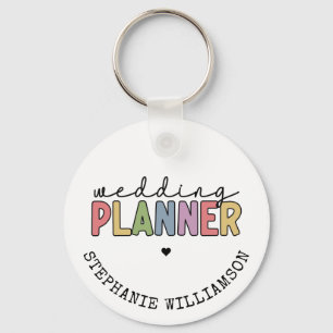Llavero Planificador de eventos de planificador de boda pe