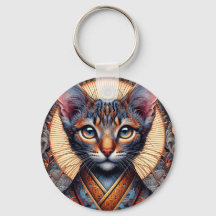 Planificador felino de fantasía ornamentado mítico