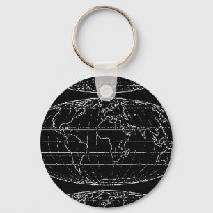 Llavero planisfera simple/mapas