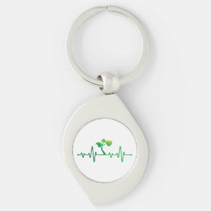 Llavero Plant Heartbeat - Planta Botánica de Jardinería Bo