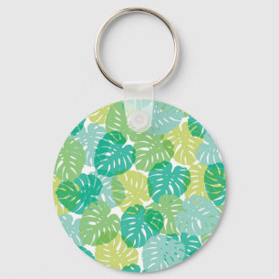 Llavero Planta de queso exótico: Monstera tropical