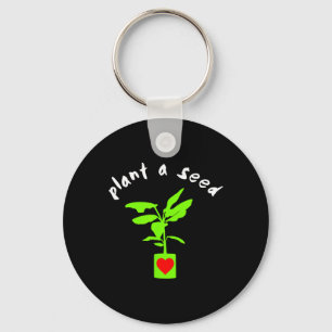 Llavero Planta del Día de la Tierra Plantación de árboles 