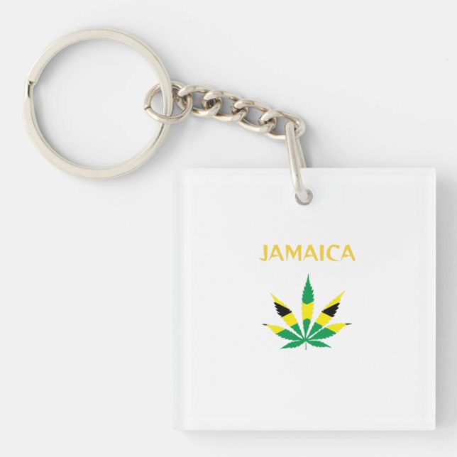 Llavero planta jamaicana (Frente)