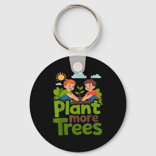 Llavero Planta más árboles - jardinería infantil ecológica