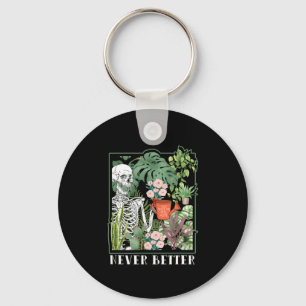Llavero Plantas Lady Halloween nunca mejor Skeleton Garden