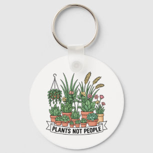 Llavero Plantas No Personas divertido jardinero introver
